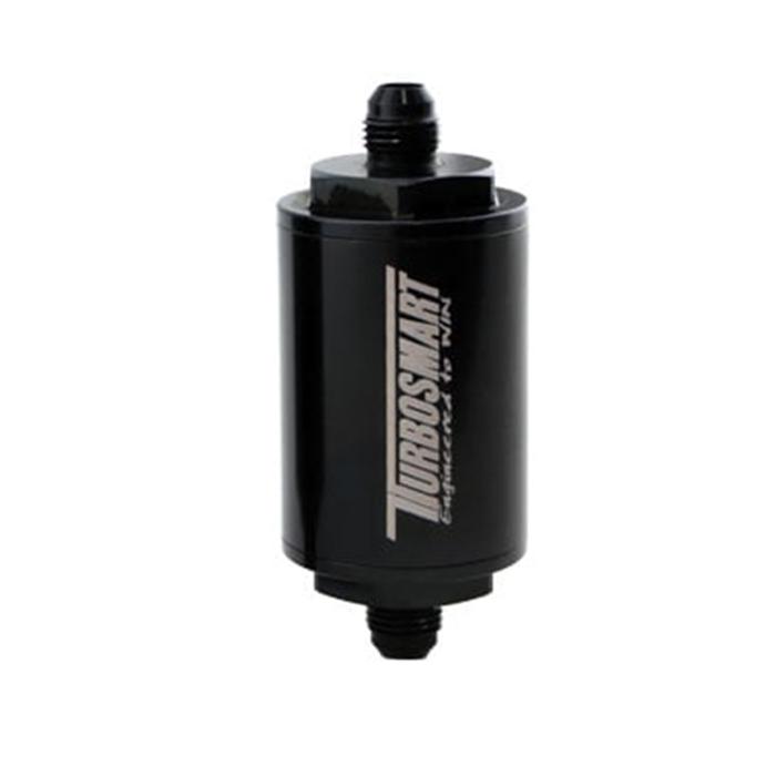 Turbosmart Fuel Filter Inline 10 Micron 6AN Male (Black) GCG