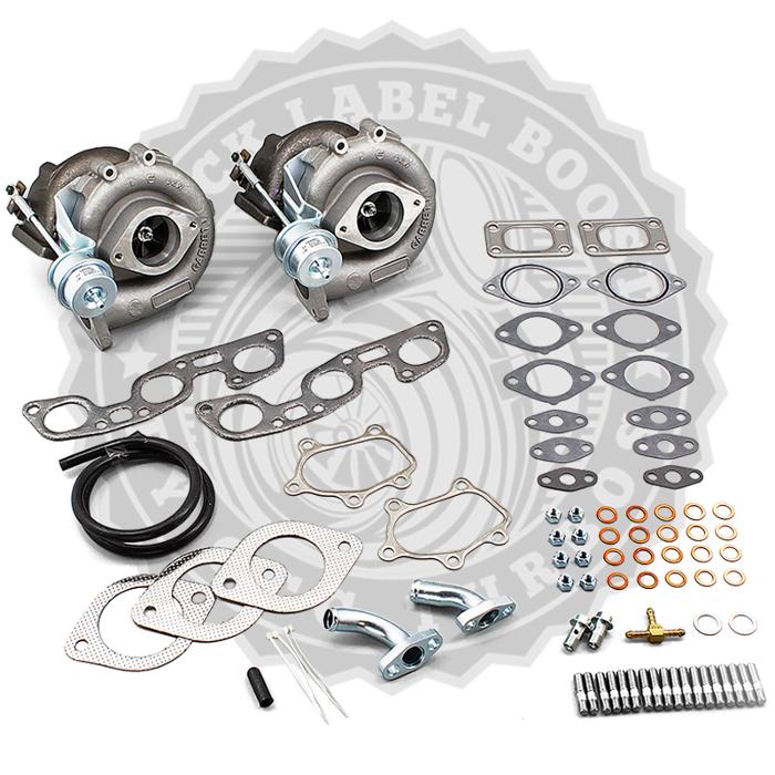 GCG Black Label Low Mount Twin Turbo Kit GT2860R -5 Nissan RB26DETT