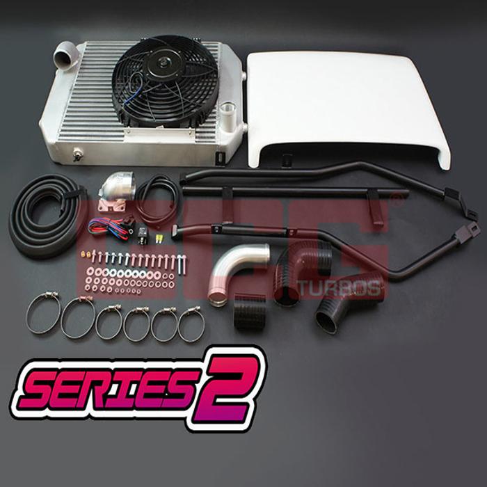 HPD Intercooler Kit Nissan Patrol GQ TD42 S2 Pro Top Mount inc Fan/Scoop
