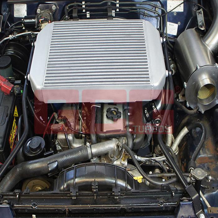 HPD Intercooler Kit Nissan Patrol GQ TD42 S2 Pro Top Mount inc Fan/Scoop