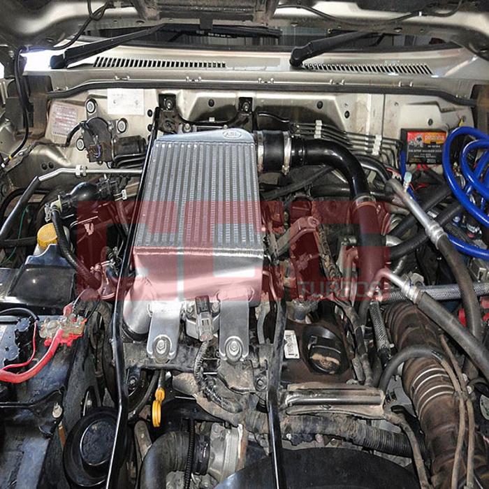 Intercooler Upgrade Nissan Patrol GU ZD30 20072012 Top Mount inc Fan