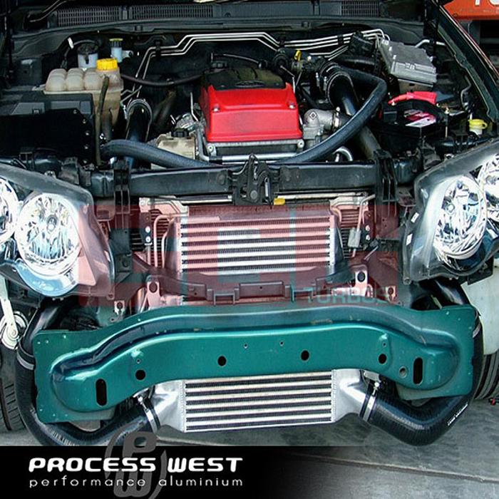 Intercooler Kit Ford Falcon FG Stage 1 (Stepped Core BLACK) GCG