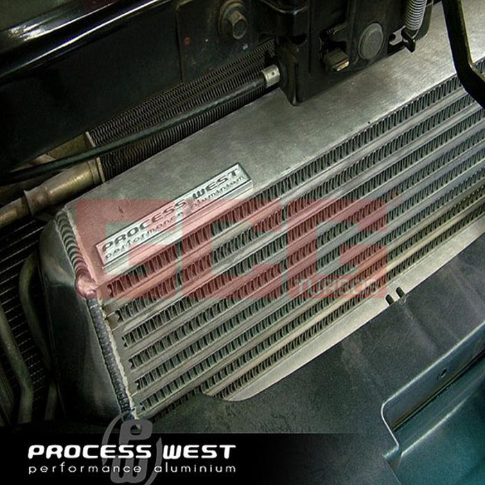 Process West Intercooler Kit Ford Falcon FG Stage 1 (Stepped Core BLACK)