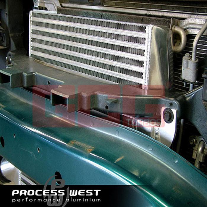 Process West Intercooler Kit Ford Falcon FG Stage 1 (Stepped Core BLACK)