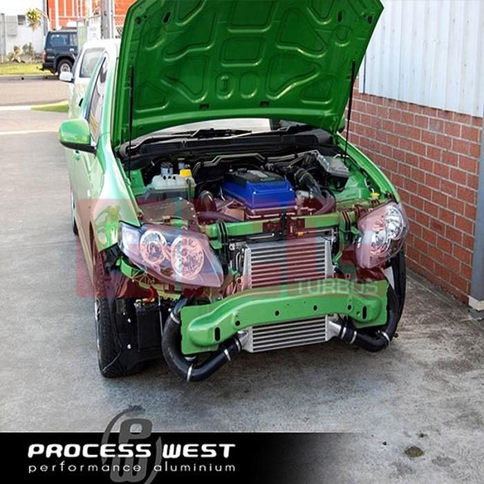 Process West Intercooler Kit Ford Falcon FG Stage 2 (BLACK)