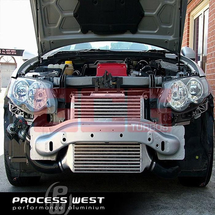 Process West Intercooler Kit Ford Falcon FG Stage 3 (BLACK)