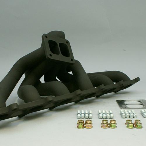 6Boost High Mount Manifold 1JZ VVTi T4 Twin Entry Single Wastegate